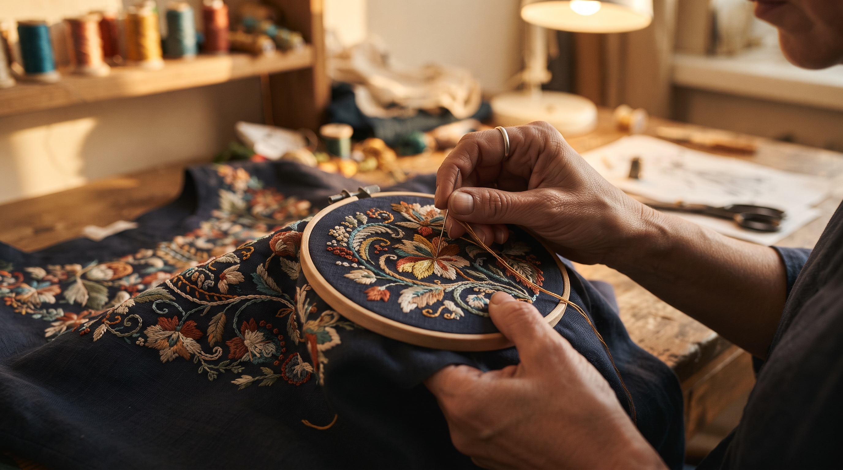 Estampas e bordados aplicados com IA: do conceito à peça pronta para produção
